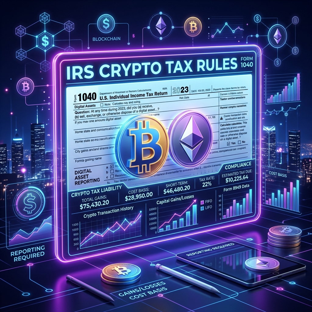 US Crypto Tax Rules for 2026: How to Optimize Capital Gains, Tax-Loss Harvesting, and Staking Rewards